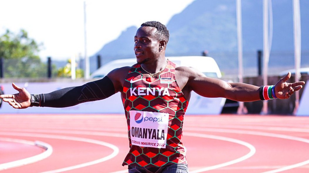 NTV Kenya After 32 years, Omanyala wins Kenya the 100M gold in Mauritius
