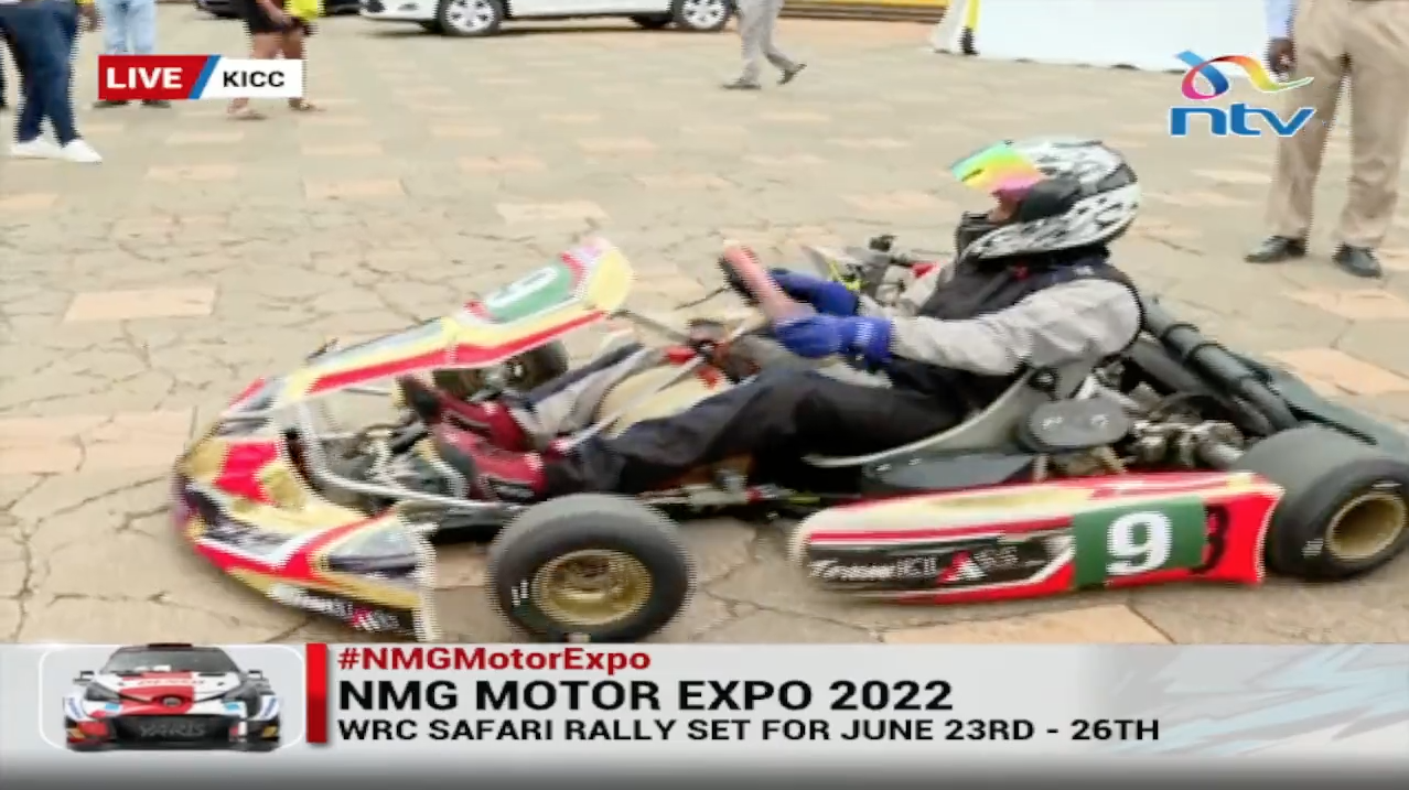 NTV Kenya: 12-year-old showcases his driving skills at NMG Motor Expo ...