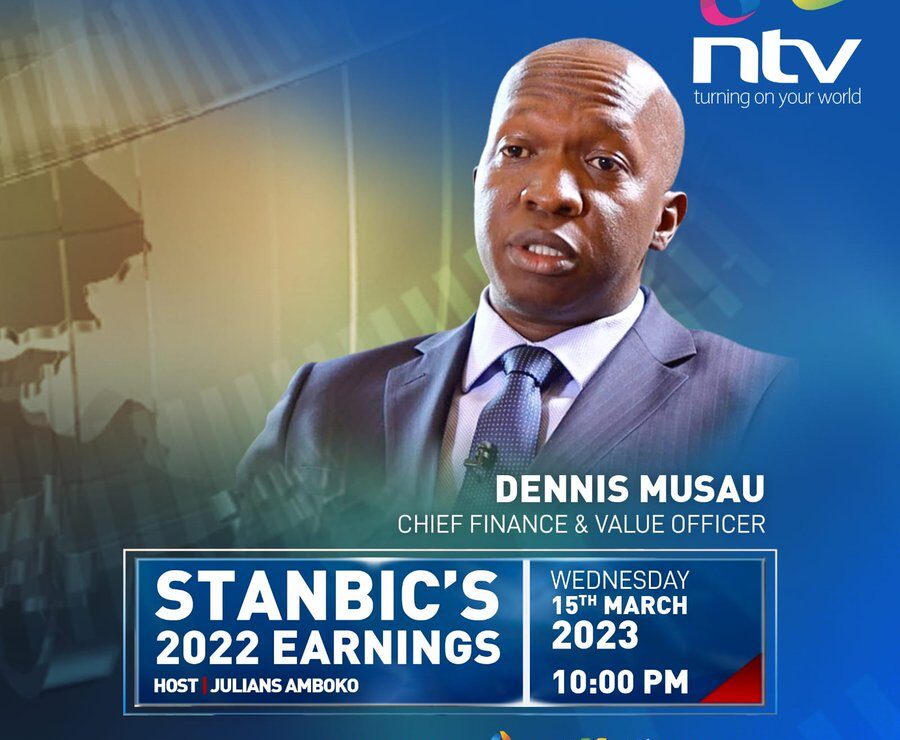 NTV Kenya Stanbic full year 2022 earnings discussion with CFO, Dennis