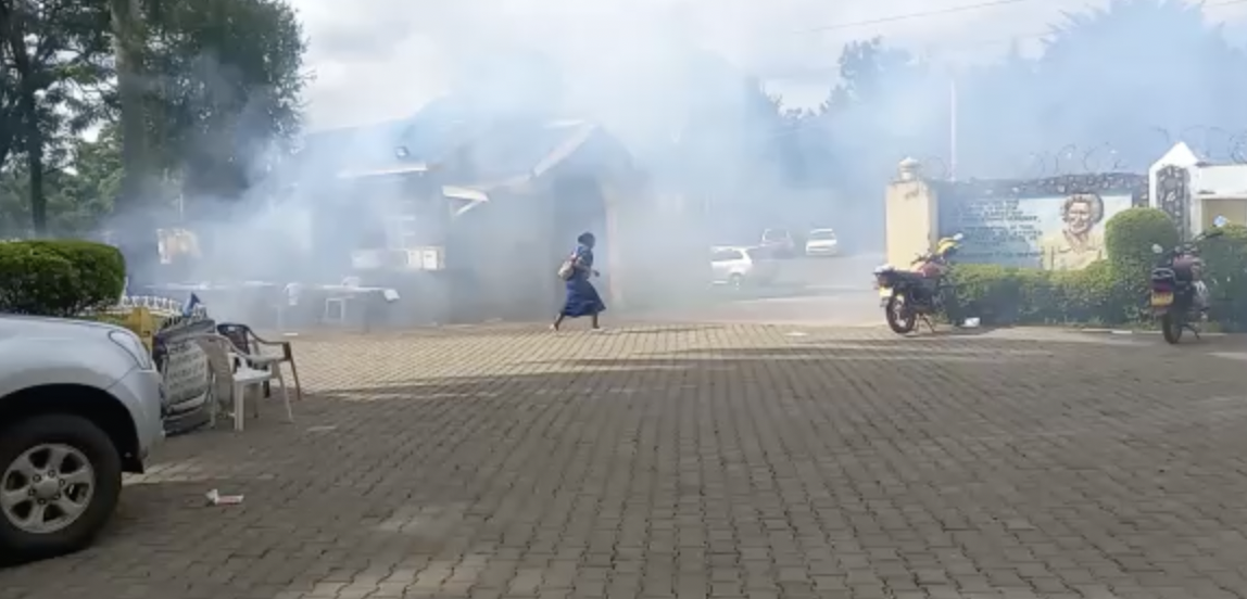 NTV Kenya VIDEO Police Lob Teargas At Parents Of Mukumu Girls ntv-kenya-video-police-lob-teargas-at-parents-of-mukumu-girls