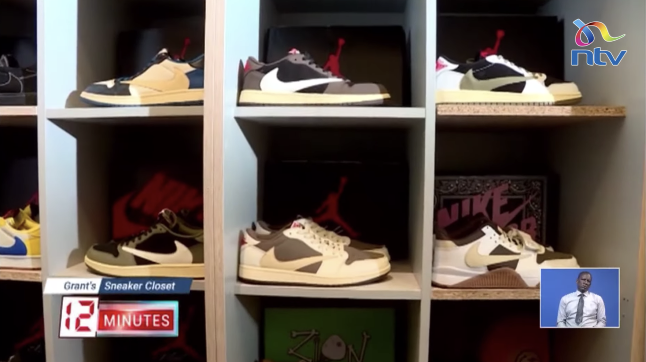 NTV Kenya: Inside Grant “Mr Sneakerboxx” Duncan’s incredible sneaker