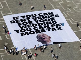 Why activists are protesting billionaire Jeff Bezos’s wedding in Venice