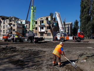 Russian missiles pound Ukraine, damage EU and British offices