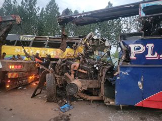 Ugandan police lower bus crash death toll from 63 to 43, cite counting error