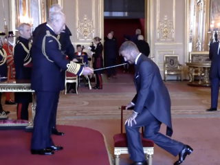 David Beckham knighted for services to sport and charity