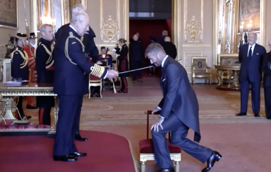 David Beckham knighted for services to sport and charity