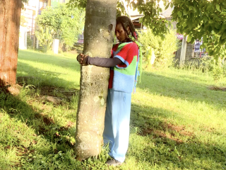 Environmentalist Truphena Muthoni bids for three-day tree-hugging record