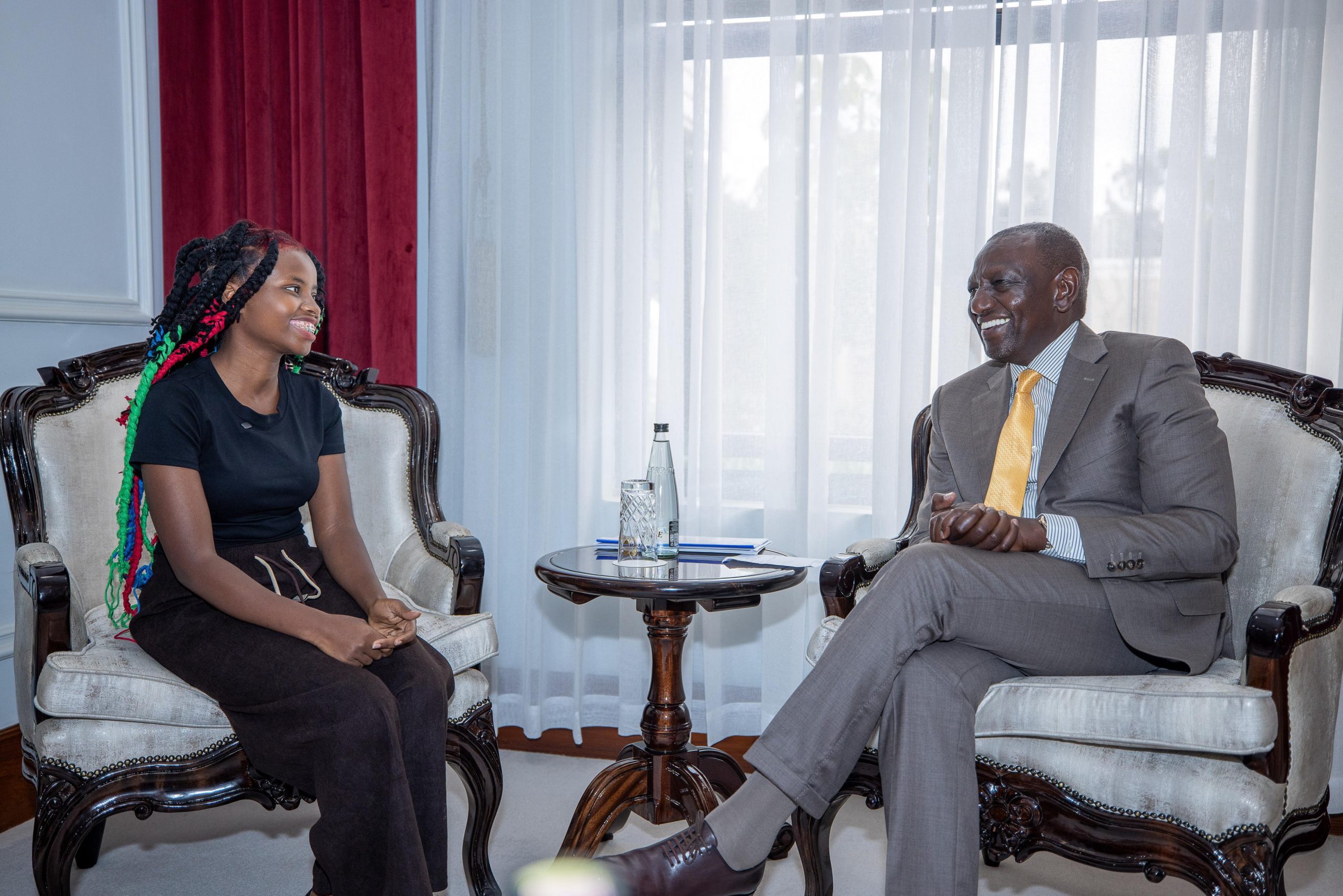 NTV Kenya: Ruto awards Truphena HSC medal, names her ambassador for ...