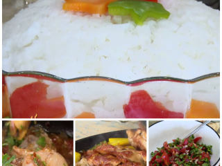 Kikkoman Kuku Stew, Kikkoman BBQ Kuku & Kikkoman Side Dishes | Pishi Bomba