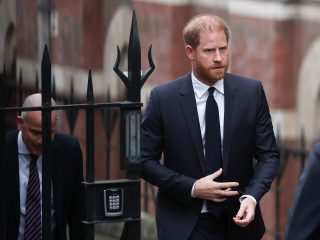 Prince Harry holds back tears as he says Daily Mail made wife Meghan’s life a misery