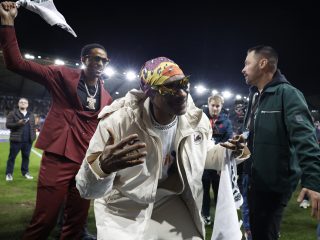 Swansea celebrity co-owner Snoop Dogg receives grand welcome on first visit