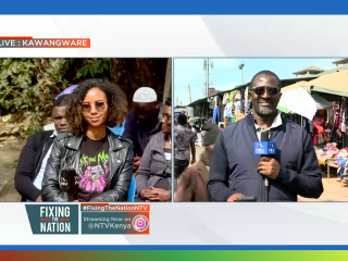 Eric Latiff Visits Kawangware Market | Mic-Kwa-Ground