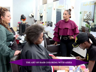 The Glam: The art of hair colour transformation