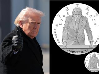Trump-appointed arts panel approves 24-karat-gold coin featuring his image