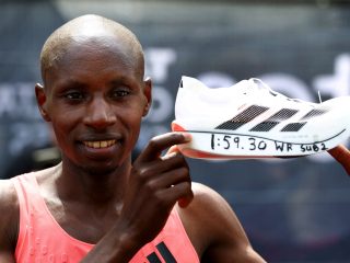 Sawe aims to inspire next generation of marathon runners after breaking two-hour barrier