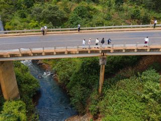 Ruto repeats familiar pledge to rebuild Nithi Bridge yet again