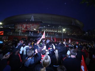 Celebrations erupt in North London after Arsenal seal Premier League title