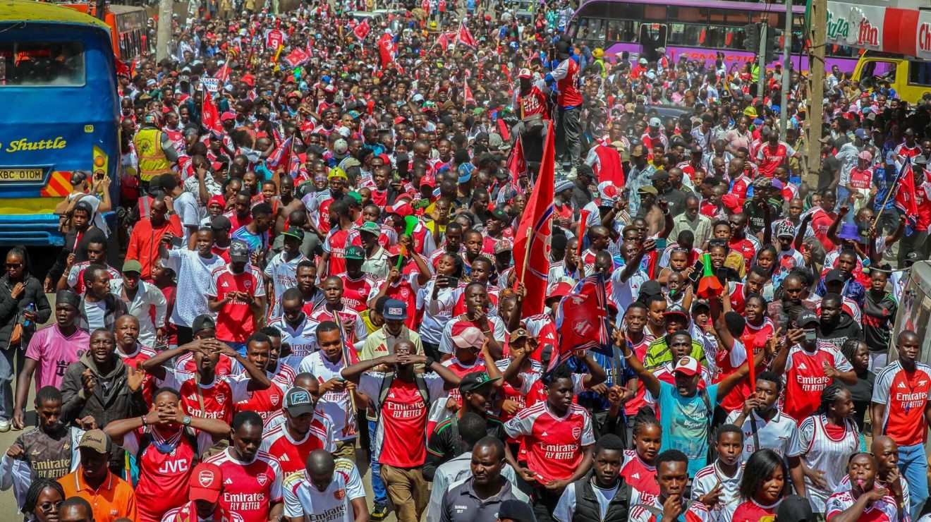 Arsenal Premier League win sparks jersey frenzy as Nairobi traders run out of stock