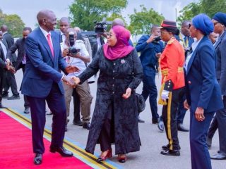 President Ruto arrives in Tanzania for two-day State visit