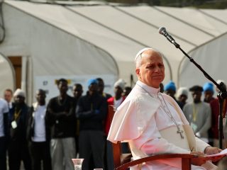 Pope Leo warns Europe’s migrant traffickers to repent or face hell
