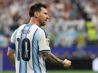 Messi breaks World Cup scoring record with a stunning double