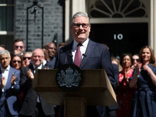 Outgoing UK PM Keir Starmer steps down and Andy Burnham takes office