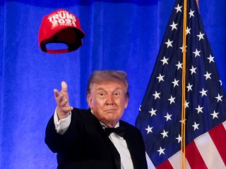 Trump dons ‘TRUMP 2028’ hat, jokes about ‘fourth term’