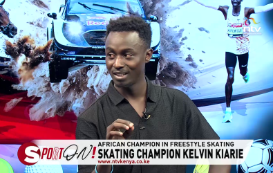 KENYA’S SKATING CHAMPION KEVIN KIARIE NARRATES HIS JOURNEY TO STARDOM AMID CHALLENGES | SPORT ON