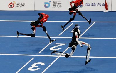 Chinese robot smashes Usain Bolt’s 100m world record at Beijing games