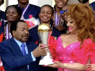 Cameroon’s Biya reappears after 73 days to honour WAFCON champions