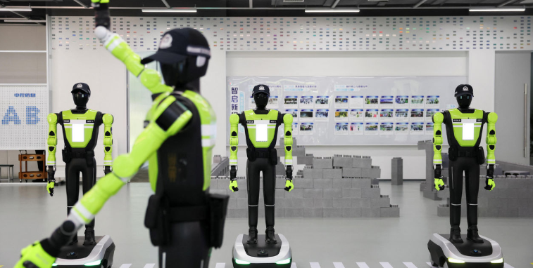 NTV Kenya: China puts robocops on traffic duty, minus the arrest powers