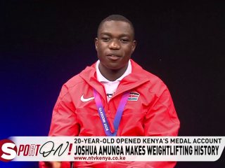 20-year-old Joshua Amunga makes weightlifting history for Kenya and Africa |Sport On