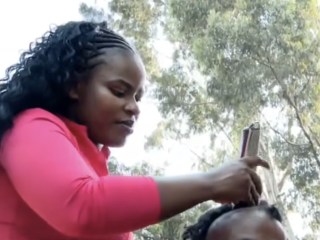 Grace Orieko: Nairobi’s barber queen giving free haircuts to street families