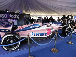 SportPesa F1 car takes spotlight at Nairobi vehicle show